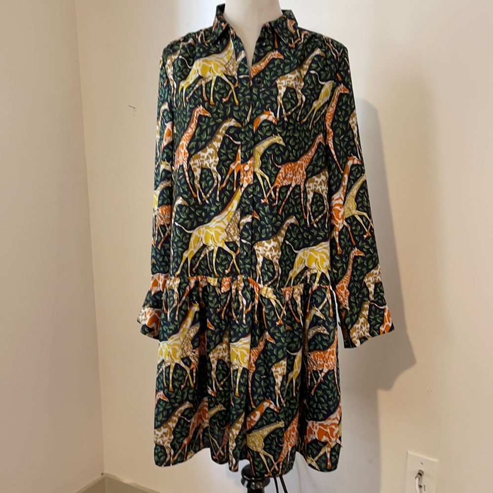 JCrew giraffe dress